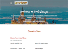 Tablet Screenshot of littleeuropa.com